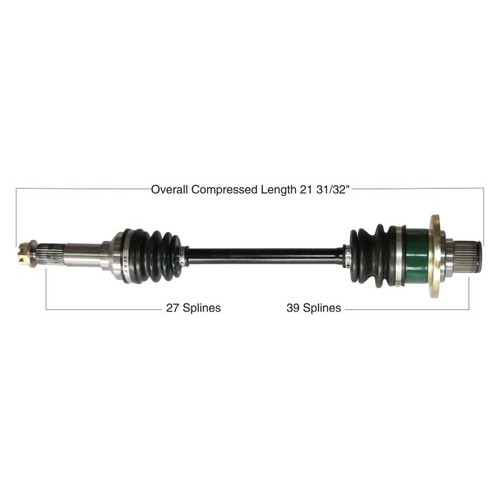 TYTANEUM 813-0221 Tytaneum Tytaneum Oe Replacement Cv Axle Yamaha Rear Left 813-0221