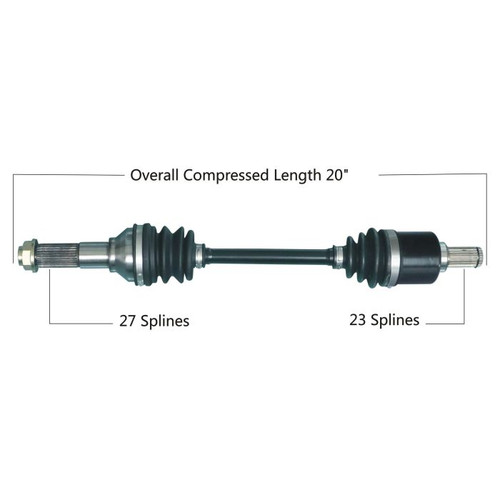 TYTANEUM 813-0223 Tytaneum Tytaneum Oe Replacement Cv Axle Yamaha Rear Left / Right 813-0223