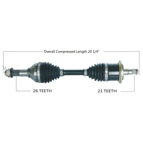 TYTANEUM 813-0252 Tytaneum Tytaneum Heavy Duty Cv Axle Can-Am Front Left 813-0252
