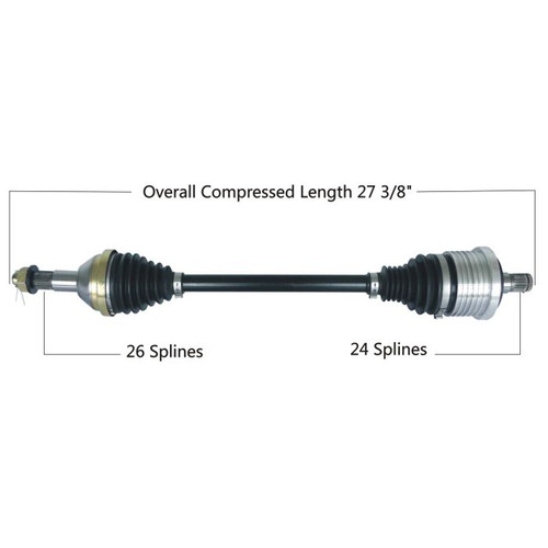 TYTANEUM 813-0254 Tytaneum Tytaneum Heavy Duty Cv Axle Can-Am Rear Left / Right 813-0254