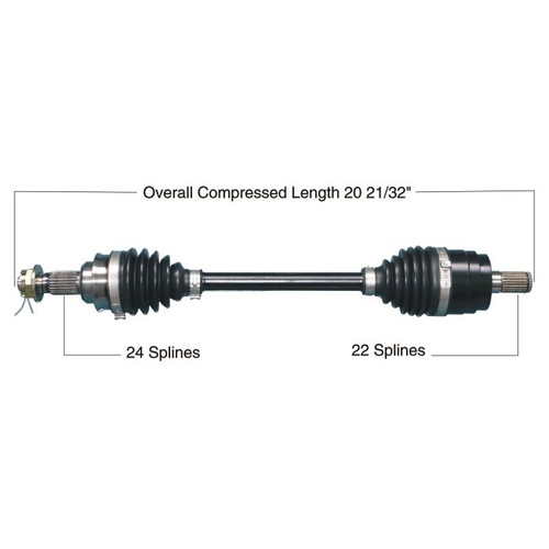 TYTANEUM 813-0267 Tytaneum Tytaneum Heavy Duty Cv Axle Honda Rear Left / Right 813-0267