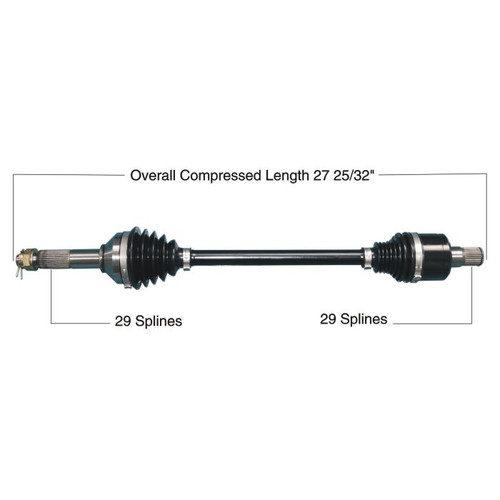 TYTANEUM 813-0283 Tytaneum Tytaneum Heavy Duty Cv Axle Kawasaki Rear Left / Right 813-0283