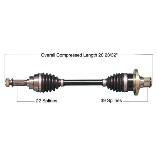 TYTANEUM 813-0330 Tytaneum Tytaneum Heavy Duty Cv Axle Suzuki Rear Left / Right 813-0330