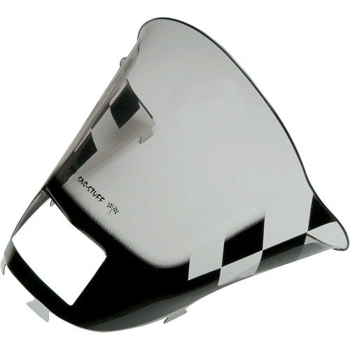 SNO STUFF 47947160 Sno Stuff Windshield - Black/Smoke Checkered - Ski Doo 479-471-60