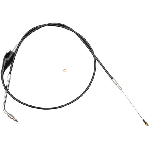 LA CHOPPERS LA8100ID19B La Choppers Black Vinyl Braided Handlebar Idle Cable - 18" - 20" La-8100Id19B