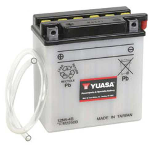 YUASA BATTERY YUAM2250B Yuasa Battery Yuasa 12N5-4B Conventional 12 Volt Battery Yuam2250B