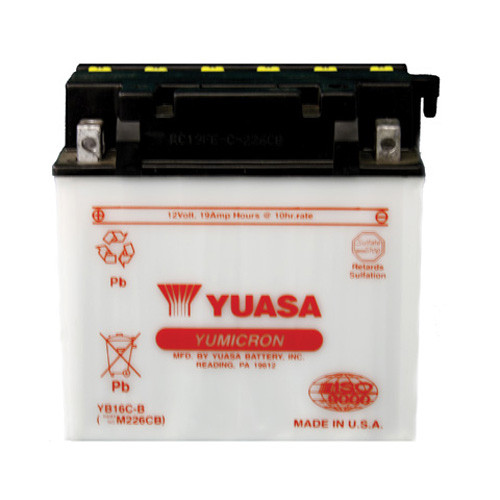 Yuasa Battery Yuasa Yb16C-B Yumicron-12 Volt Battery Yuam226Cb