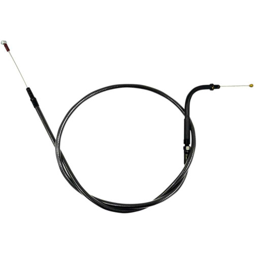 LA CHOPPERS LA8005ID16M La Choppers Midnight Braided Handlebar Idle Cable - 15" - 17" La-8005Id16M