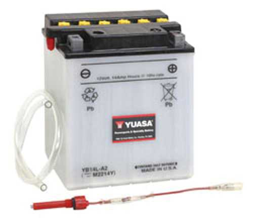 YUASA BATTERY YUAM2214YIND Yuasa Battery Yuasa Yb14L-A2 Yumicron-12 Volt Battery Yuam2214Yind