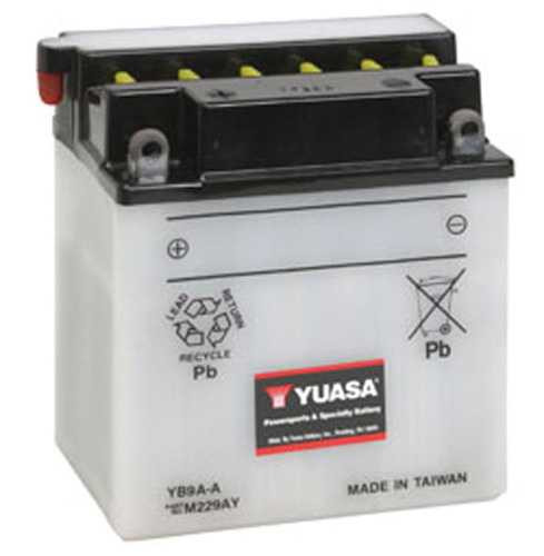 YUASA BATTERY YUAM229AY Yuasa Battery Yuasa Yb9A-A Yumicron-12 Volt Battery Yuam229Ay
