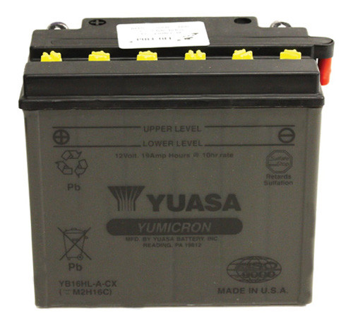 Yuasa Battery Yuasa Yb16Hl-A-Cx Yumicron Cx-12 Volt Battery Yuam2H16C