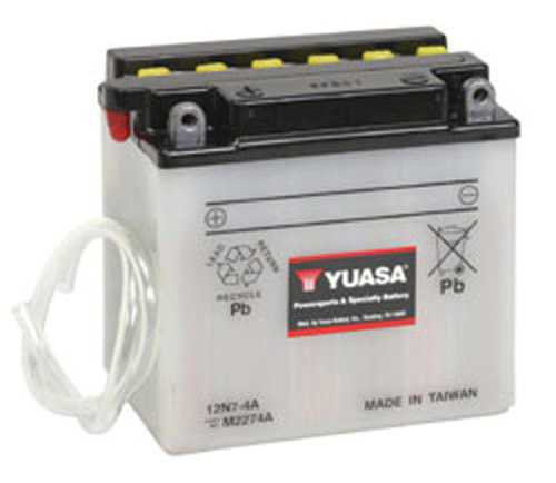 YUASA BATTERY YUAM2274A Yuasa Battery Yuasa 12N7-4A Conventional 12 Volt Battery Yuam2274A