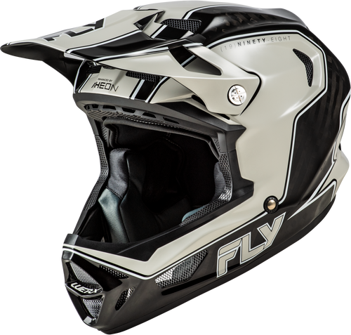 Fly Racing Werx-R Flow Carbon Helmet Black Carbon/Grey Xs 73-9230Xs