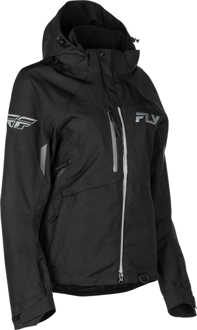 Fly Racing 470-5210S Fly Racing Women'S Carbon Jacket Black/Grey Sm 470-5210S