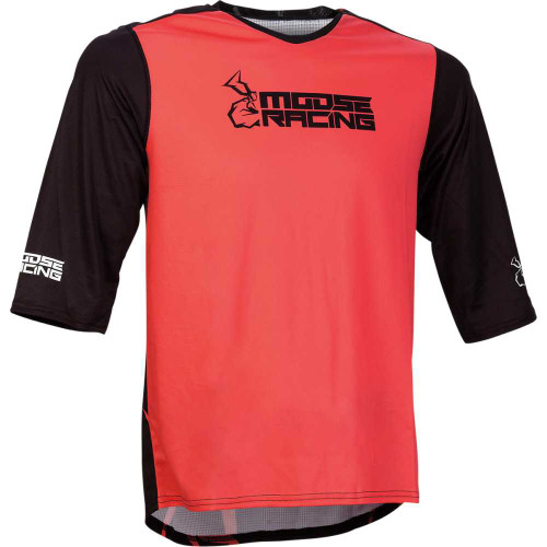 MOOSE RACING 50200247 Moose Racing Mtb 3/4-Sleeve Jersey - Red - Xl 5020-0247