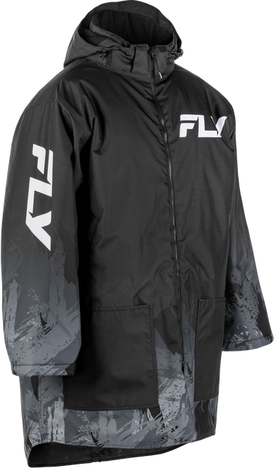 Fly Racing 470-4053L Fly Racing Pit Coat Black L/Xl 470-4053L