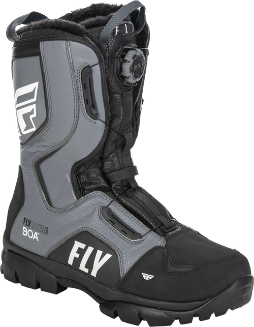 Fly Racing 361-96611 Fly Racing Marker Boa Boot Black/Grey Sz 11 361-96611