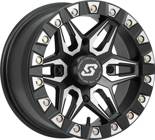 SEDONA A72M-47037-52S Sedona Split 6 Bdlk Wheel 14X7 4/137 5+2 (+10Mm) Blk/Machined A72M-47037-52S