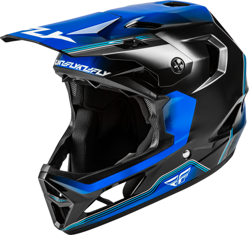 Fly Racing 73-3621M Fly Racing Rayce Repeat Bicycle Helmet Black/Blue Md 73-3621M