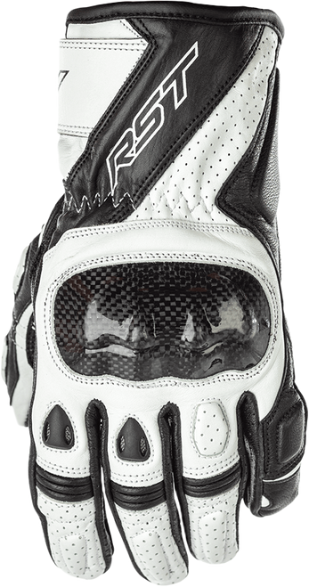 Rst 102123WHI-10 Rst Stunt Iii Ce Glove Black/ White Lg 102123Whi-10