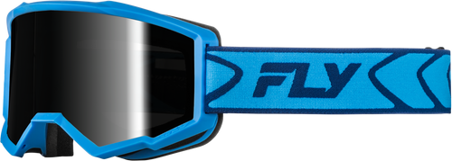 Fly Racing Zone  Goggle  Blue/Navy W/Dark Smoke Hydrophoc Lens 37-51170