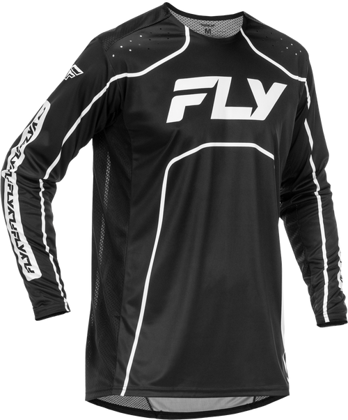 Fly Racing 379-050L Fly Racing Rayce Bicycle Jersey Black/White Lg 379-050L