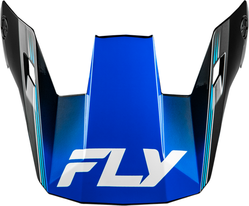 Fly Racing 73-8621VY Fly Racing Yth Rayce Repeat Helmet Visor Black/Blue Ys-Yl 73-8621Vy