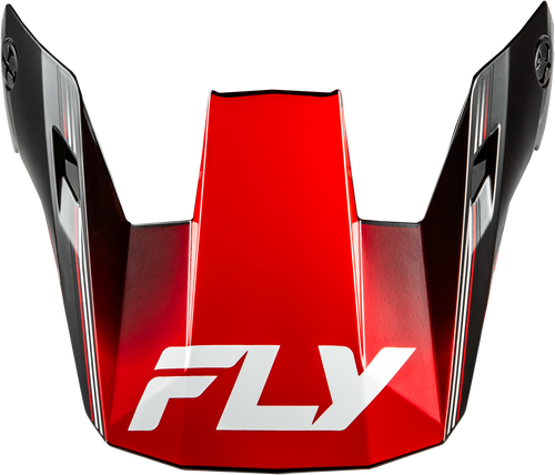 Fly Racing 73-8622VM Fly Racing Rayce Repeat Helmet Visor Black/Red Xs-Lg 73-8622Vm