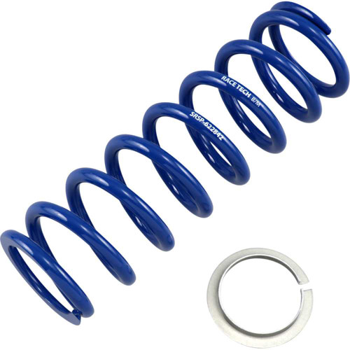 RACE TECH SRSP 622842 Race Tech Shock Spring - Front/Rear - Blue - Sport Series - Spring Rate 235 Lb/In Srsp 622842