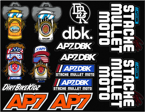 Dbk Ap7 Sticker Sheet 8.5"X11" Ac-Ap7-Ss-Decal