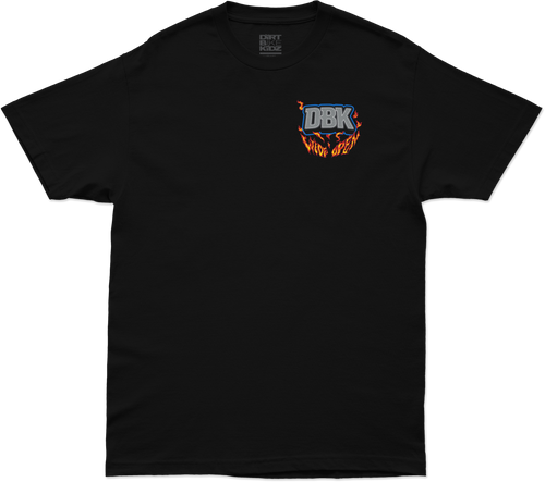 Dbk YT-WIDEOPEN-L Dbk Wide Open Youth Tee Black Yl Yt-Wideopen-L