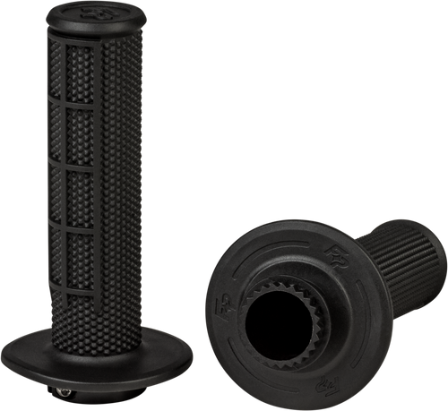 Fire Power 24-0201 Fire Power Control Mx Lock-On Grips Black - Half Waffle 24-0201