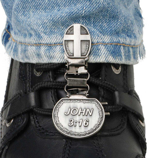 Ryder Clips CNL-FC Ryder Clips Clips For Laced Boots John 3:16 Cnl-Fc