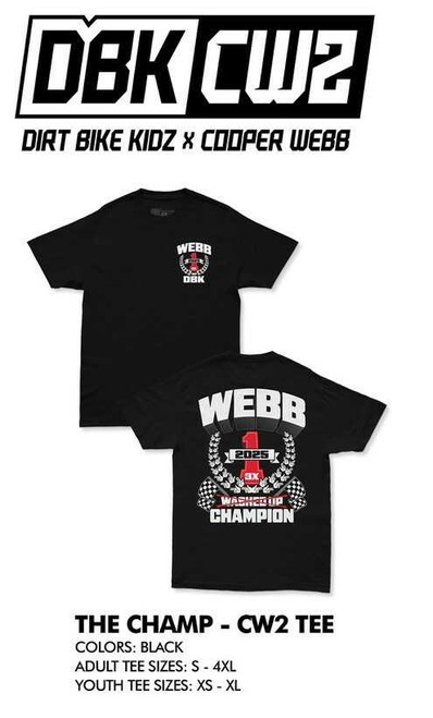 Dbk ATCW-CHAMP-2X Dbk The Champ Cw2 Tee Black 2X Atcw-Champ-2X