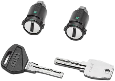 Givi Evo Smart Case Lock Set For 2 Obkev Cases Slr102