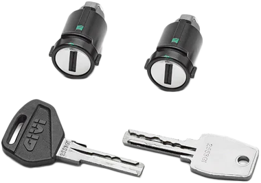 GIVI SLR102 Givi Evo Smart Case Lock Set For 2 Obkev Cases Slr102