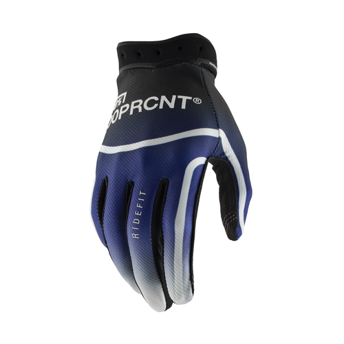 100% Ridefit Gloves Blue 2X 10046-00020