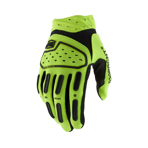 100% 10041-00010 100% Airmatic 2 Gloves Fluo Yellow 2X 10041-00010