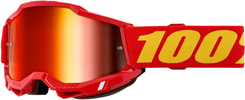 100% 50025-00013 100% Accuri 2 Junior Goggle Red Mirror Red Lens 50025-00013