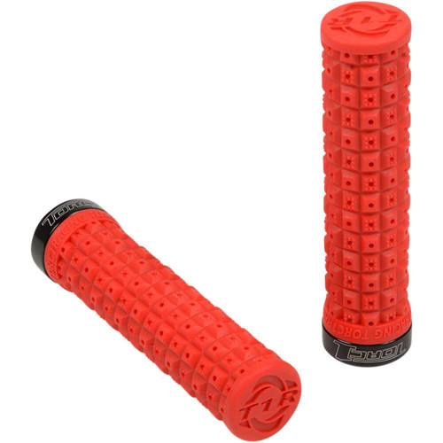 TORC1 27500402 Torc1 Grips - Defy - Lock-On - Red/Black 2750-0402
