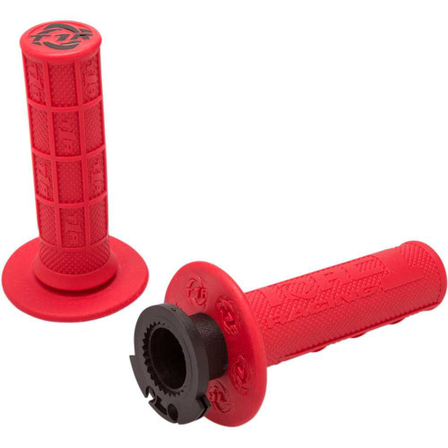 TORC1 37500402 Torc1 Grips - Defy - Lock-On - 4-Stroke - Red 3750-0402