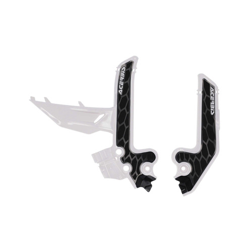 ACERBIS 2986891035 Acerbis Frame Guards Ktm/Gas White/Black 2986891035
