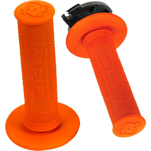 TORC1 46500502 Torc1 Grips - Defy - Lock-On - Orange 4650-0502