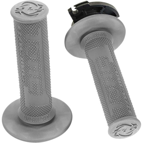 TORC1 46500702 Torc1 Grips - Defy - Lock-On - Gray 4650-0702
