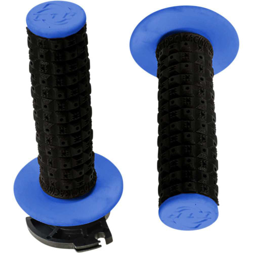 TORC1 26500203 Torc1 Grips - Defy - Lock-On - Black/Blue 2650-0203