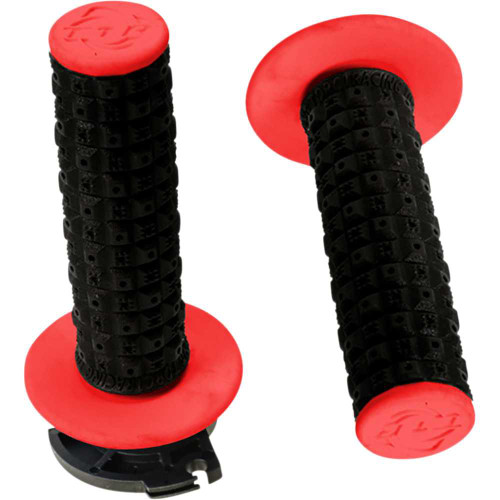 TORC1 26500204 Torc1 Grips - Defy - Lock-On - Black/Red 2650-0204