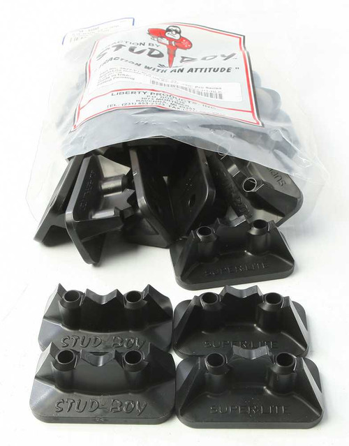 STUD BOY 2522-P1-BLK Stud Boy Super-Lite Pro Series Double Backers .75" 24/Pk Black 2522-P1-Blk