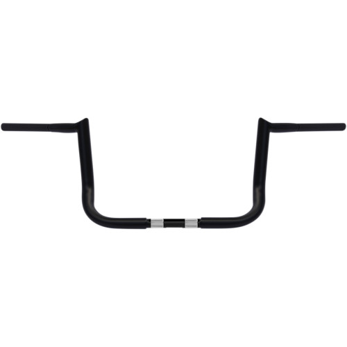 Wild 1 Handlebar - Bagger - Hooked - 10" - Black Wo590B