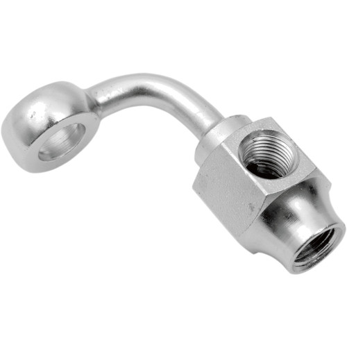 Drag Specialties Banjo Fitting - 3/8" X 1/8" Npt - 90 - Short