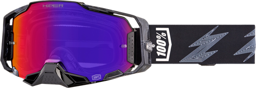 100% 50003-00020 100% Armega Hiper Goggle Crenshaw Mirror Purple Lens 50003-00020